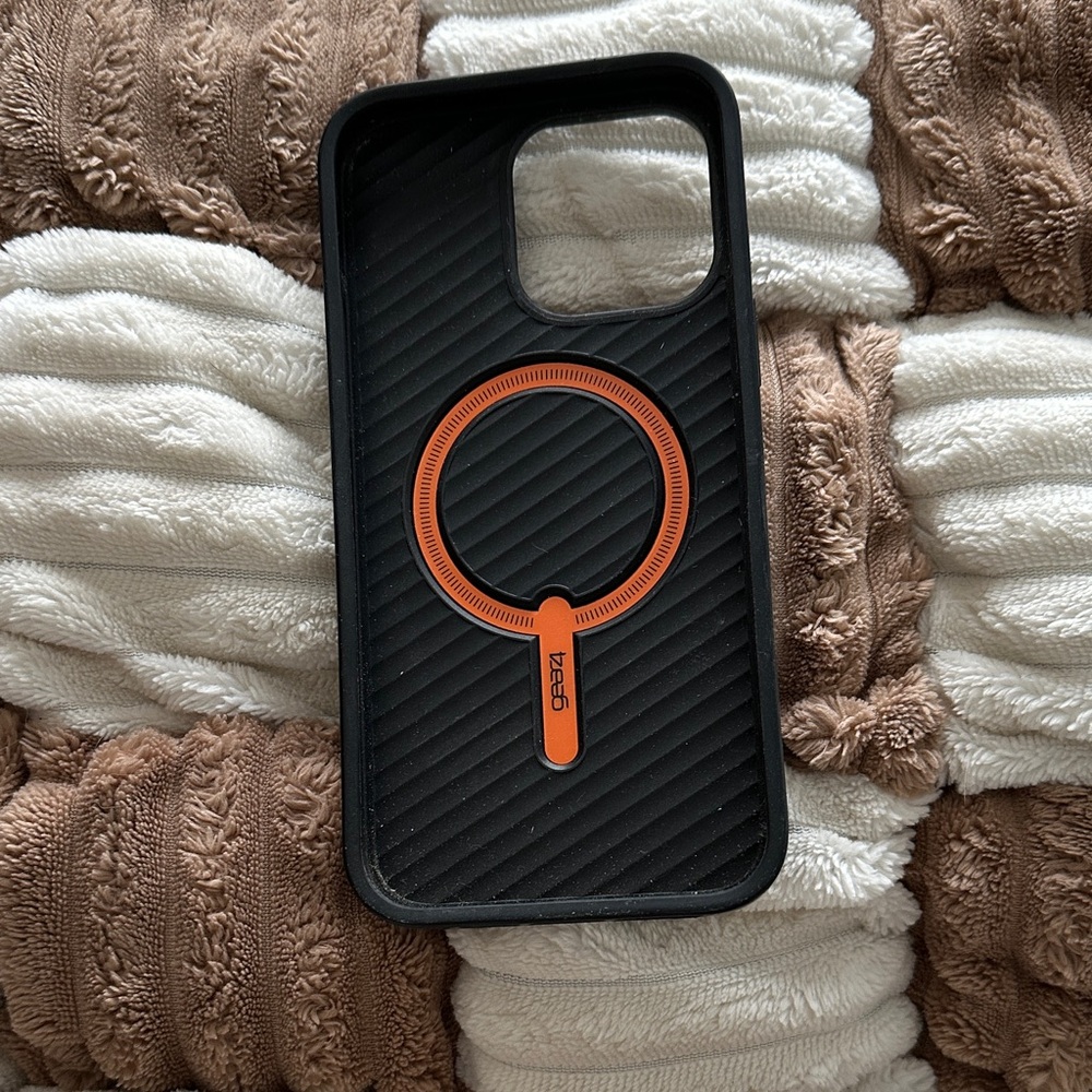 Spigen Black and Orange Phone Case